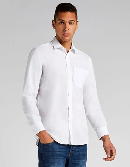 Men´s Tailored Fit Poplin Shirt Long Sleeve