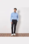 Tailored Fit Superwash® 60º Pique Shirt Long Sleeve