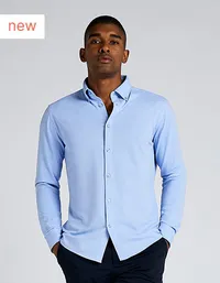 Tailored Fit Superwash® 60º Pique Shirt Long Sleeve