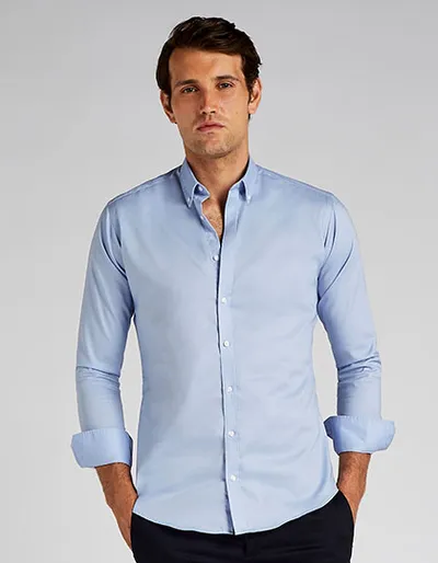 Men´s Slim Fit Stretch Oxford Shirt Long Sleeve