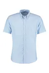 Men´s Slim Fit Workwear Oxford Shirt Short Sleeve Light Blue