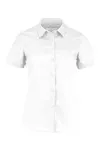 Women´s Tailored Fit Poplin Shirt Short Sleeve White
