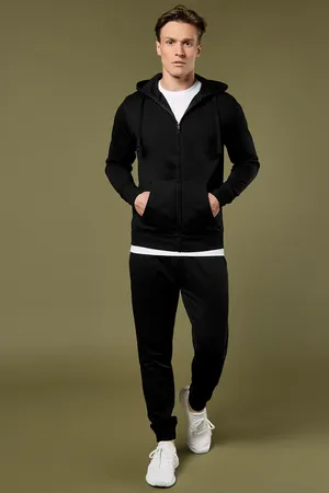 Regular Fit Superwash® 60° Zipped Hoodie Black
