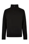 Regular Fit 1/4 Zip Sweatshirt Black
