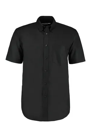 Men´s Classic Fit Workwear Oxford Shirt Short Sleeve Black