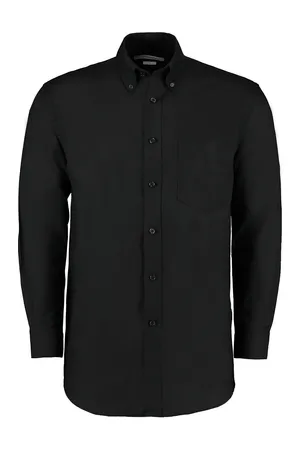 Men´s Classic Fit Workwear Oxford Shirt Long Sleeve Black