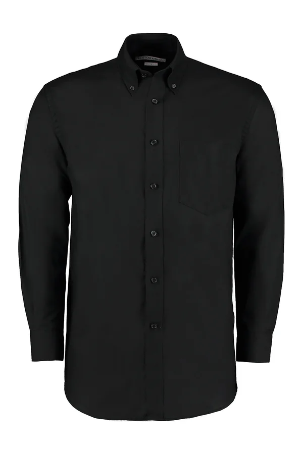 Men´s Classic Fit Workwear Oxford Shirt Long Sleeve Black