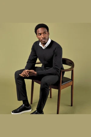 Regular Fit Arundel V-Neck Sweater