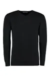 Regular Fit Arundel V-Neck Sweater Black
