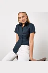 Women´s Tailored Fit Workwear Oxford Shirt Short Sleeve