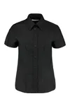 Women´s Tailored Fit Workwear Oxford Shirt Short Sleeve Black