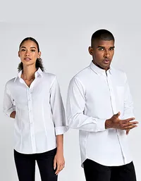 Women´s Tailored Fit Workwear Oxford Shirt Long Sleeve