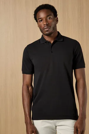 Slim Fit Heavy Weight Klassic Superwash® 60° Polo Black