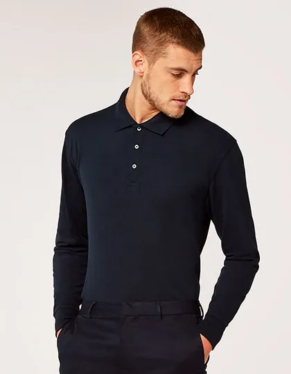 Men´s Classic Fit Long Sleeve Polo Shirt