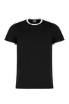 Fashion Fit Ringer Tee Black / White