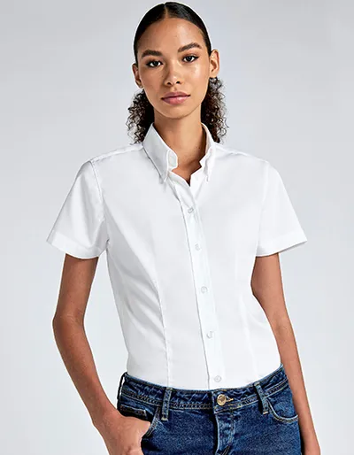 Women´s Tailored Fit Corporate Oxford Shirt Short Sleeve