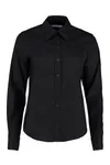 Women´s Tailored Fit Corporate Oxford Shirt Long Sleeve Black