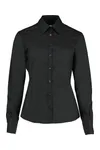 Women´s Tailored Fit Business Shirt Long Sleeve Black