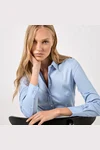 Women´s Tailored Fit Stretch Oxford Shirt Long Sleeve