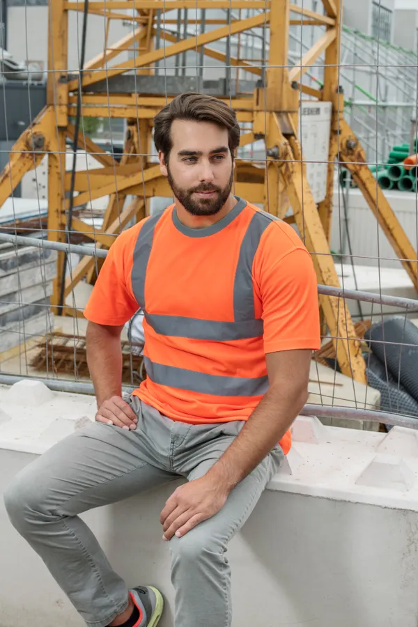 Heavy Duty Polycotton Hi-Vis T-Shirt Barcelona