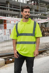 High-End Polycotton Hi-Vis Polo Shirt Cambridge