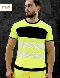 EOS Hi-Vis Workwear T-Shirt With Printing Area