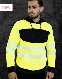 EOS Hi-Vis Workwear Hoody With Printing Area