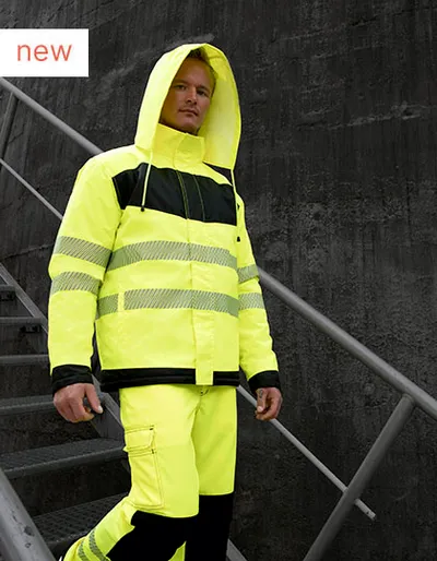 EOS Hi-Vis Workwear Parka With Printing Area