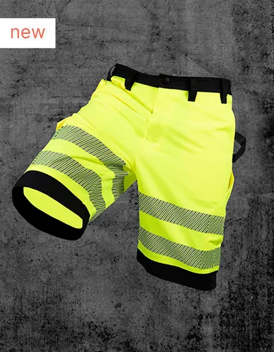 EOS Hi-Vis Workwear Shorts With Printing Areas