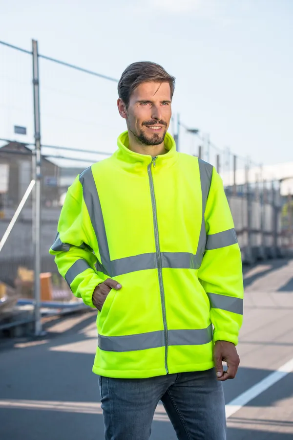 Hi-Vis Safety Fleece-Jacket Bergen