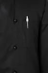 Kochjacke Basic Black (ca. Pantone 419C)