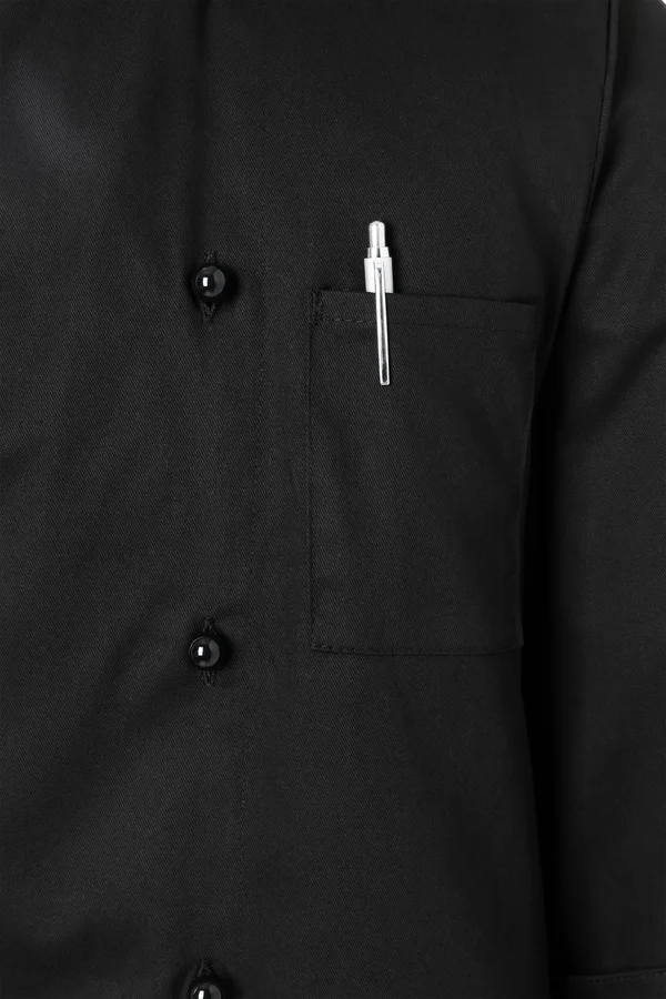 Kochjacke Basic Black (ca. Pantone 419C)