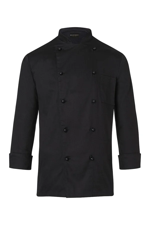 Kochjacke Basic Black (ca. Pantone 419C)