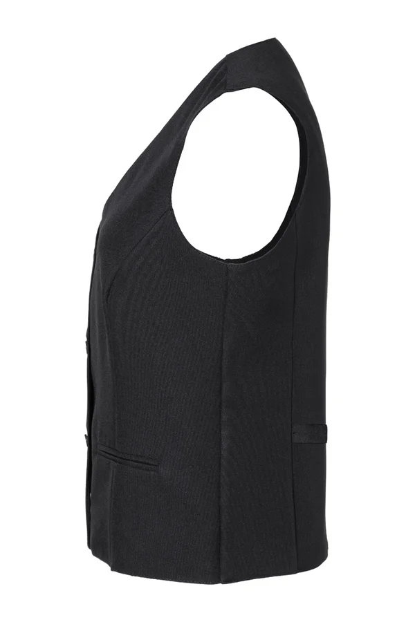 Damenweste Basic Black (ca. Pantone 419C)