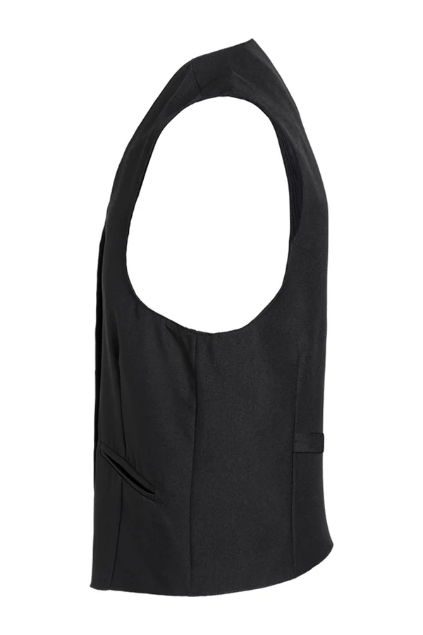Herrenweste Basic Black (ca. Pantone 419C)