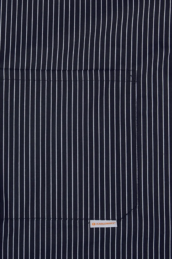 Latzschürze Carlo Black (ca. Pantone 419C)