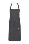 Latzschürze Carlo Black (ca. Pantone 419C)