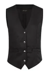 Damenweste Lena Black (ca. Pantone 419C)