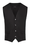 Herrenweste Kai Black (ca. Pantone 419C)