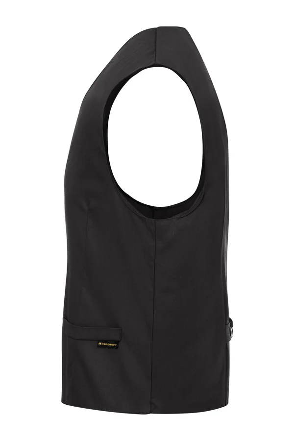 Herrenweste Kai Black (ca. Pantone 419C)