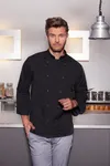 Basic Kochjacke Black (ca. Pantone 419C)
