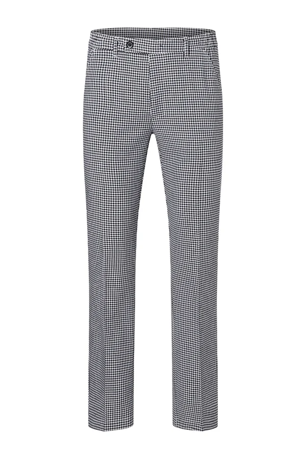 Kochhose Basic Black (ca. Pantone 419C) / White