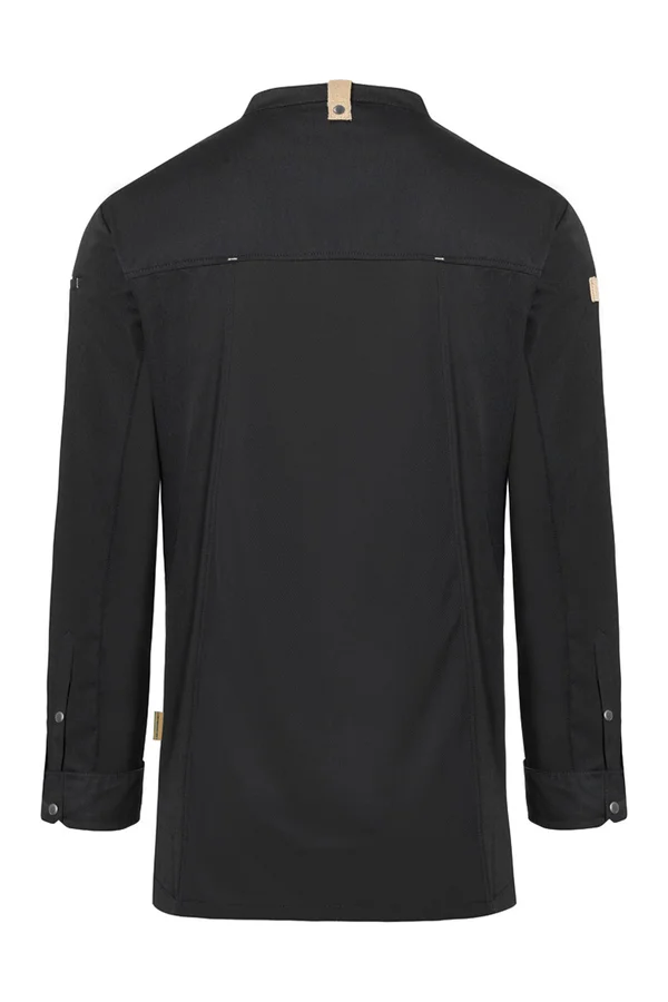 Kochjacke Green-Generation Black (ca. Pantone 419C)