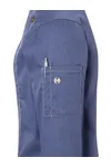 Damen Kochjacke Jeans-Style Vintage Blue (ca. Pantone 2108C)