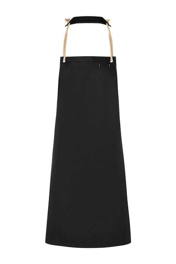 Latzschürze New-Nature Black (ca. Pantone 419C)