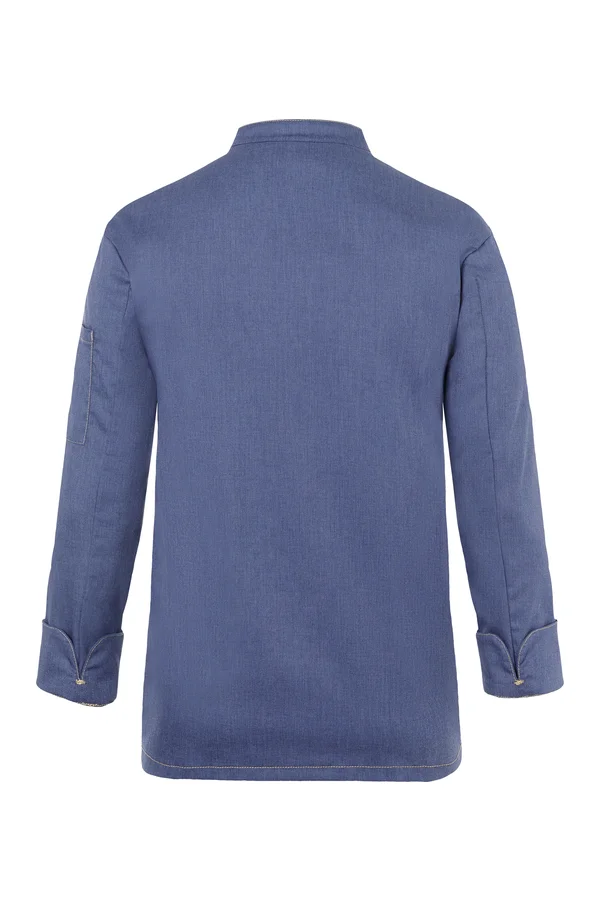 Kochjacke Jeans-Style Vintage Blue (ca. Pantone 2108C)