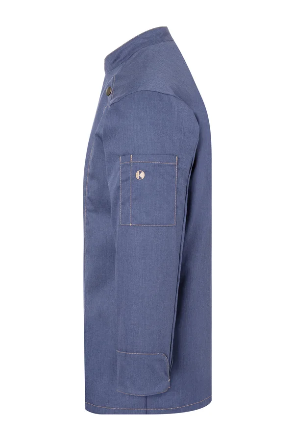Kochjacke Jeans-Style Vintage Blue (ca. Pantone 2108C)