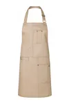 Latzschürze Urban Casual-Style Beige (ca. Pantone 7529 C)