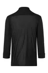 Langarm Überwurf-Kochhemd Basic Black (ca. Pantone 419C)