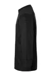 Langarm Überwurf-Kochhemd Basic Black (ca. Pantone 419C)